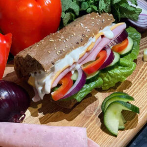 Mamma D's Skinke & Ost Sandwich